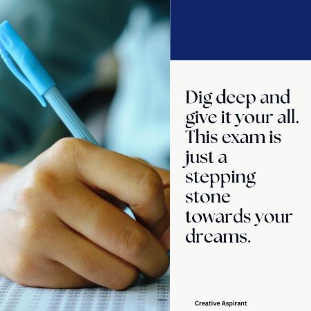 Quotes For Examination Day