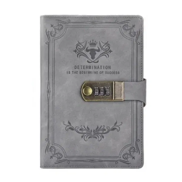 A5 Password Lock Notebook- 200 Pages | Secure Diary, Thickened Hand Ledger, Student Notepad & Binder - Image 11