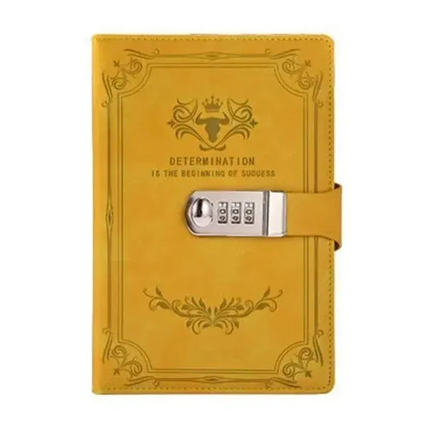 A5 Password Lock Notebook- 200 Pages | Secure Diary, Thickened Hand Ledger, Student Notepad & Binder - Image 10