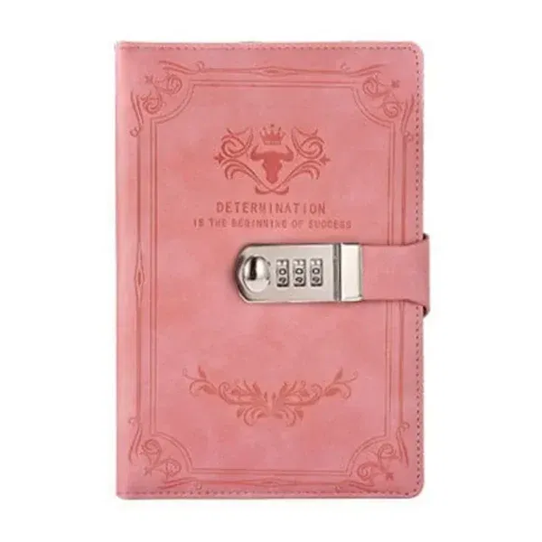 A5 Password Lock Notebook- 200 Pages | Secure Diary, Thickened Hand Ledger, Student Notepad & Binder - Image 12