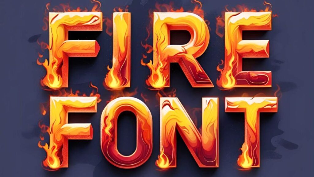 Fire Font Generator