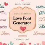 Love Font Generator