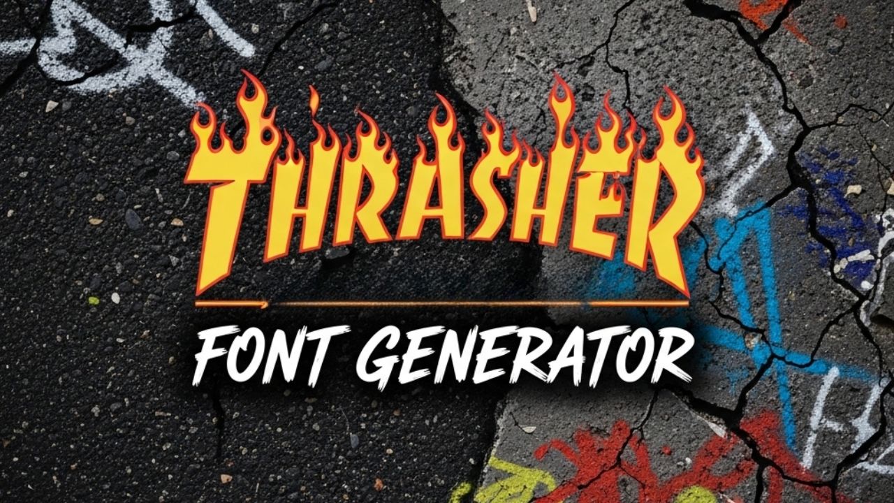 Thrasher Font & Text Generator